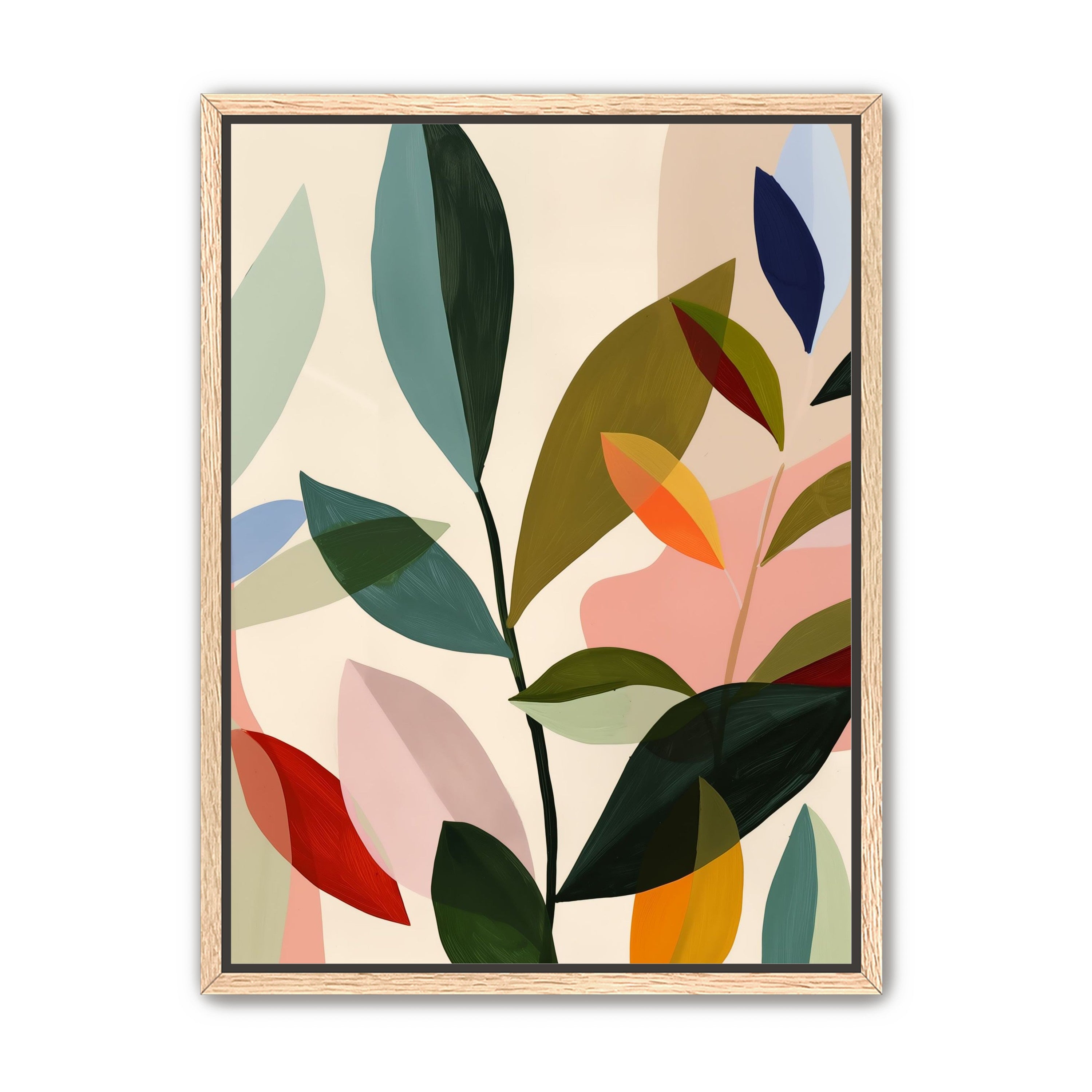 Cluster of Painted Leaves