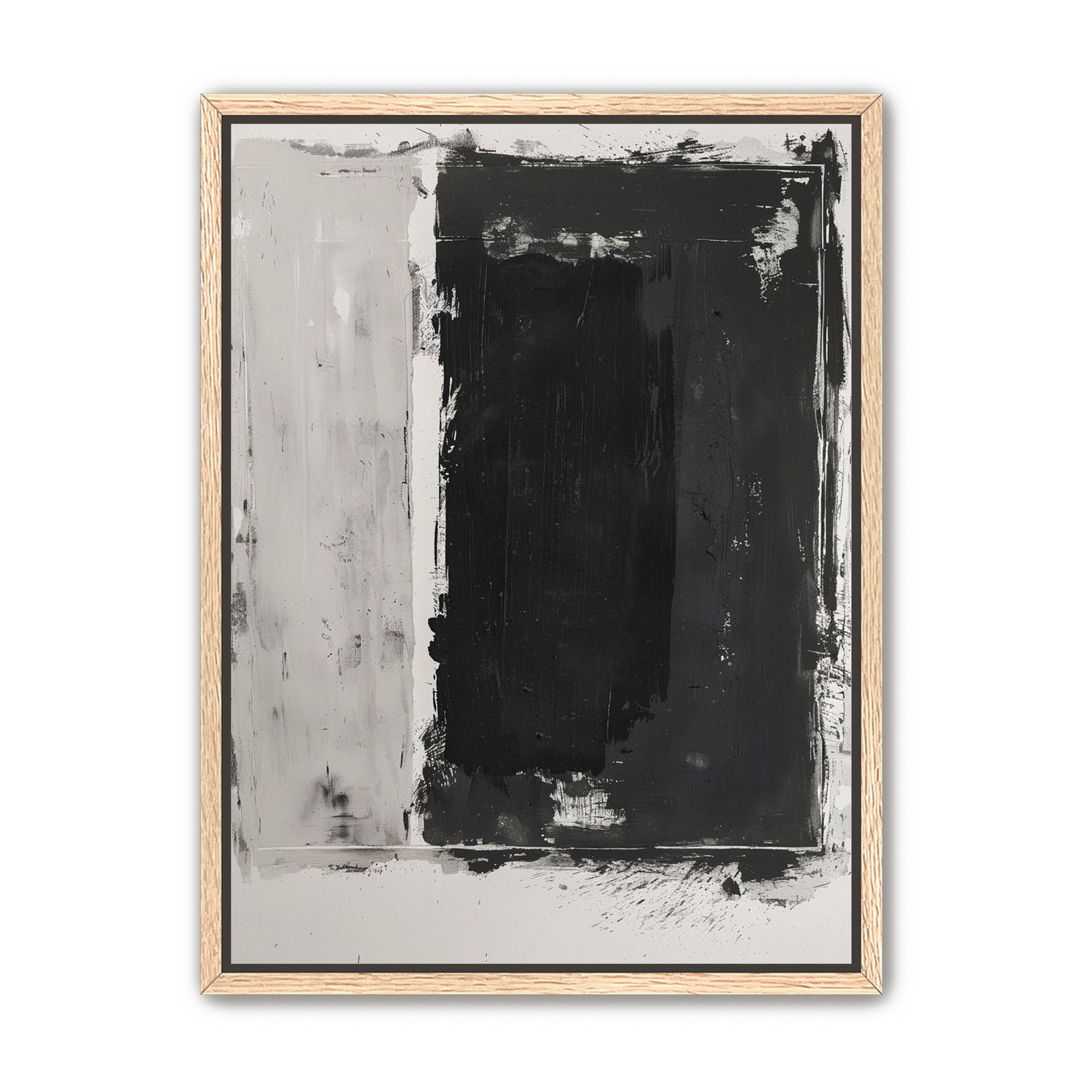 Black weight on gray ground