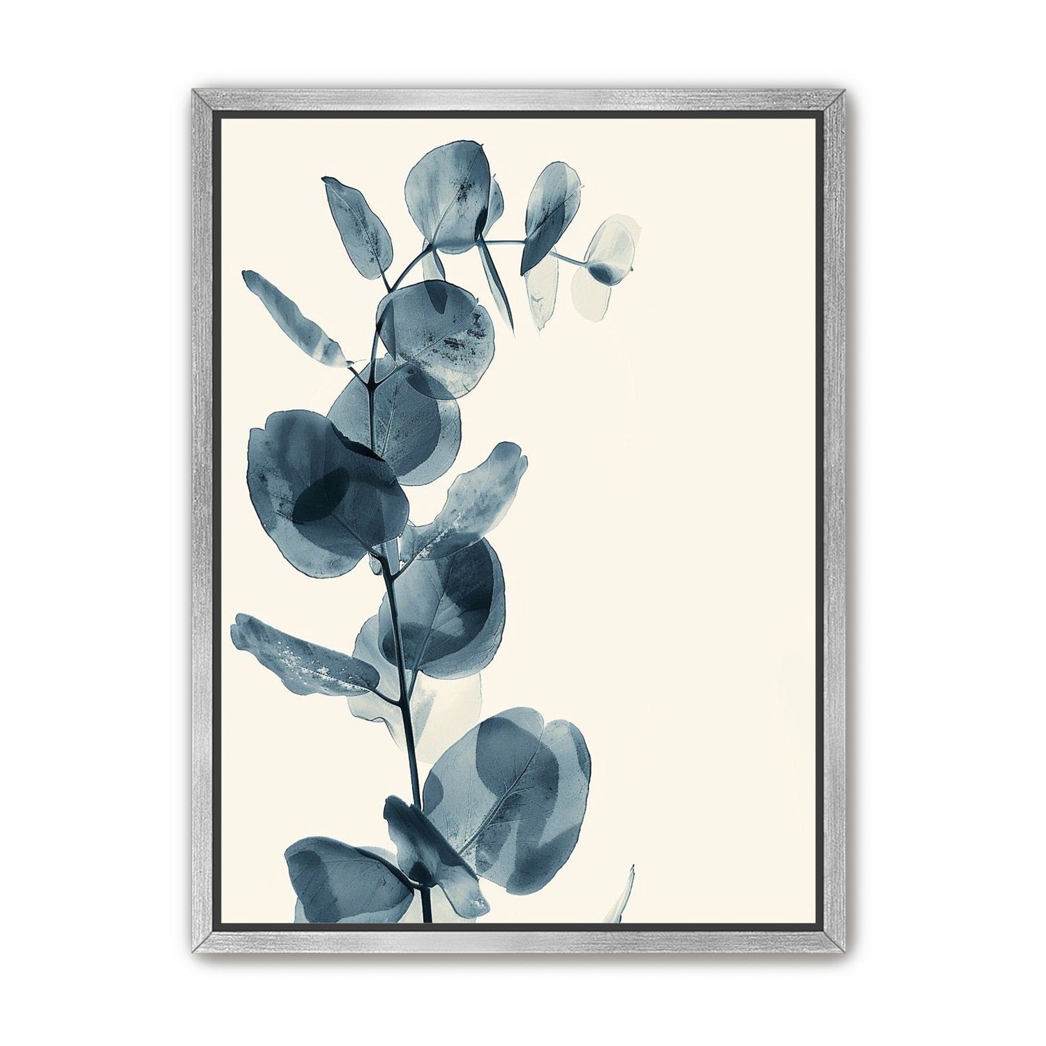 Blue leaves in quiet air