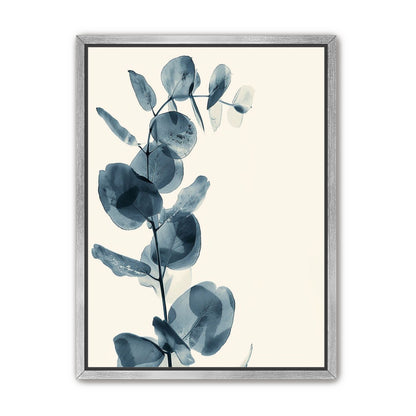Blue leaves in quiet air