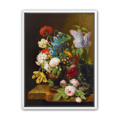 Fallen roses by the nest