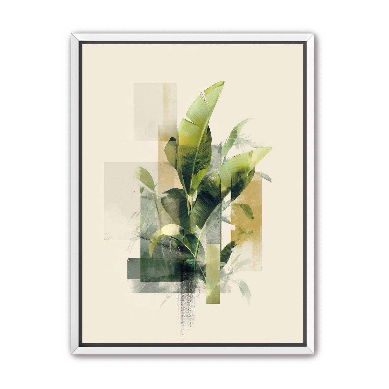 Leaves through quiet panels