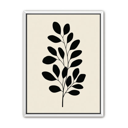 Plant Cutout on Cream
