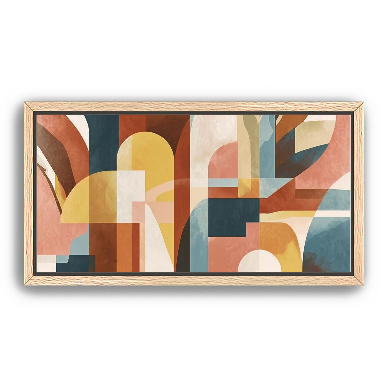 Ochre and Teal Held Apart