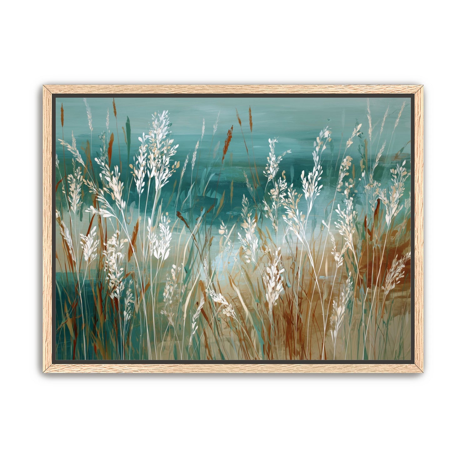 White Meadow Grasses Before Water |