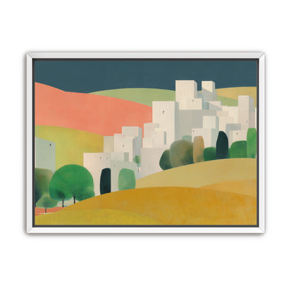 White towers in coral hills