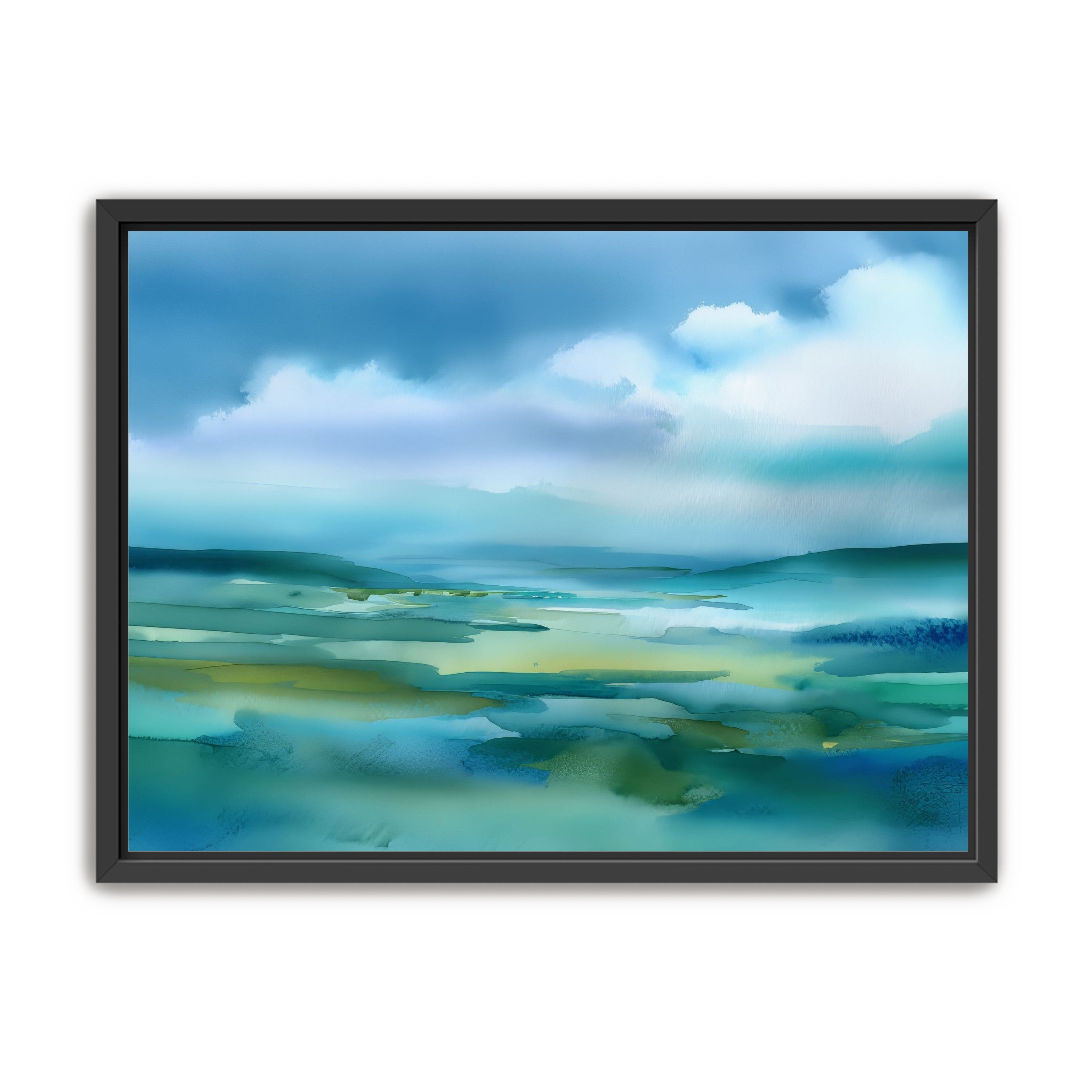 Teal Dissolving into Sky