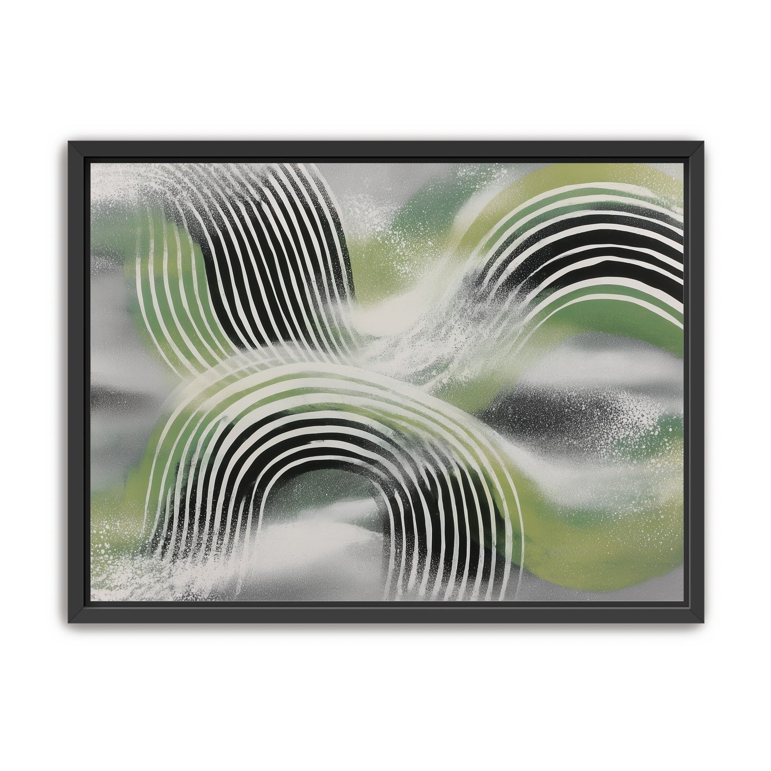 Stripes within the green haze
