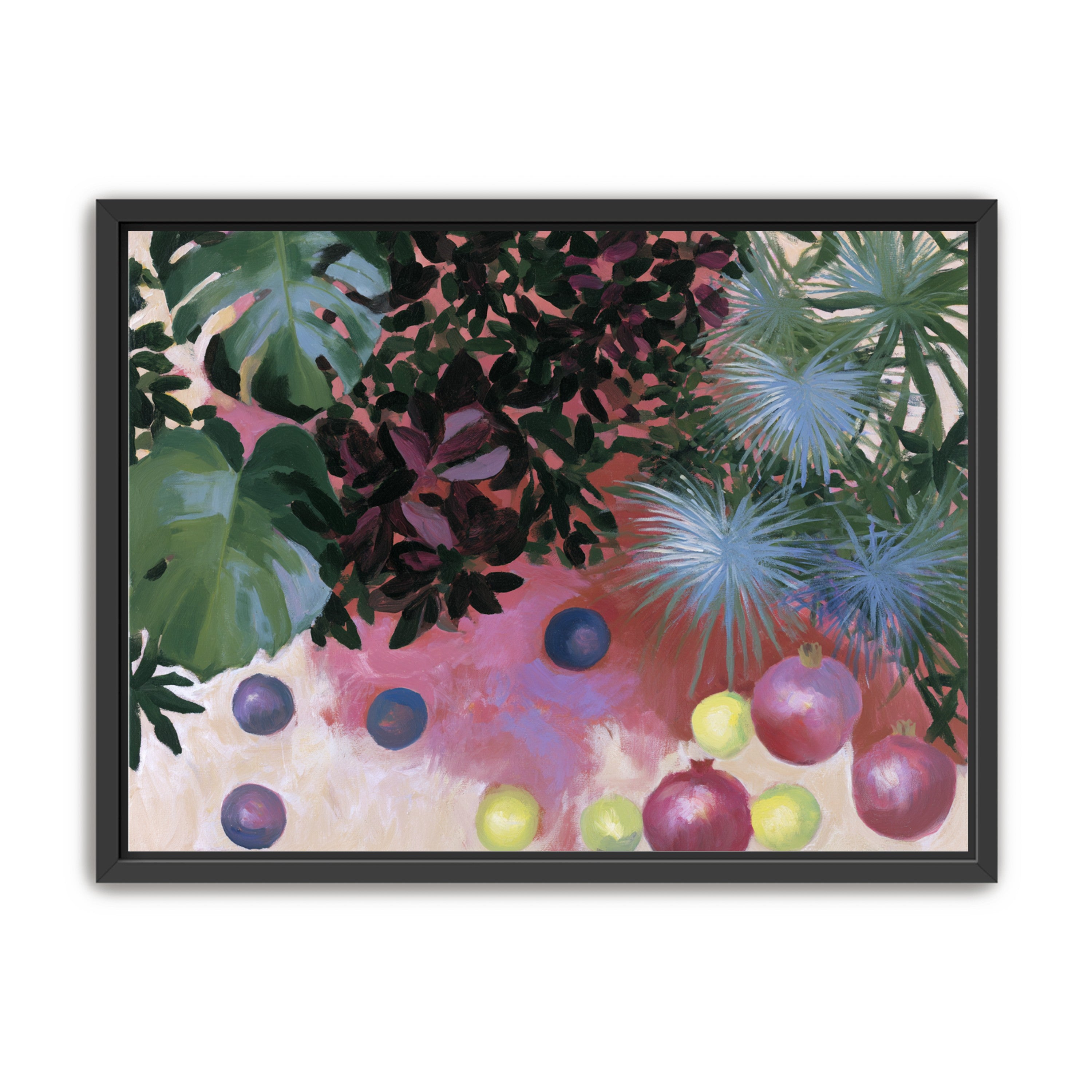 Fruit under heavy leaves