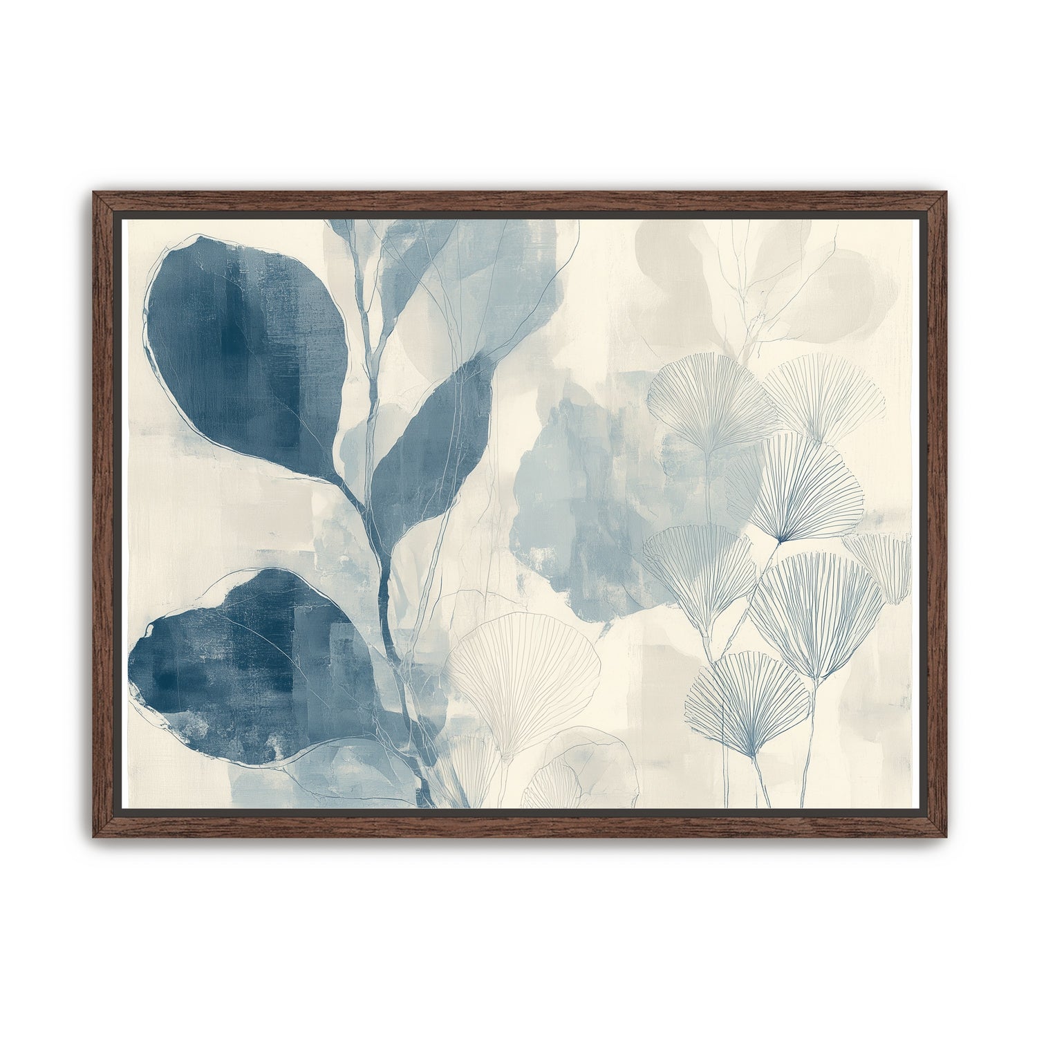 Pale leaves and fans