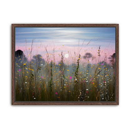 Wildflower Meadow at Moonrise