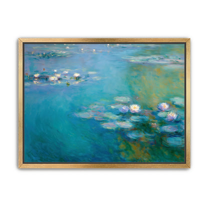 Still Water with Open Blossoms