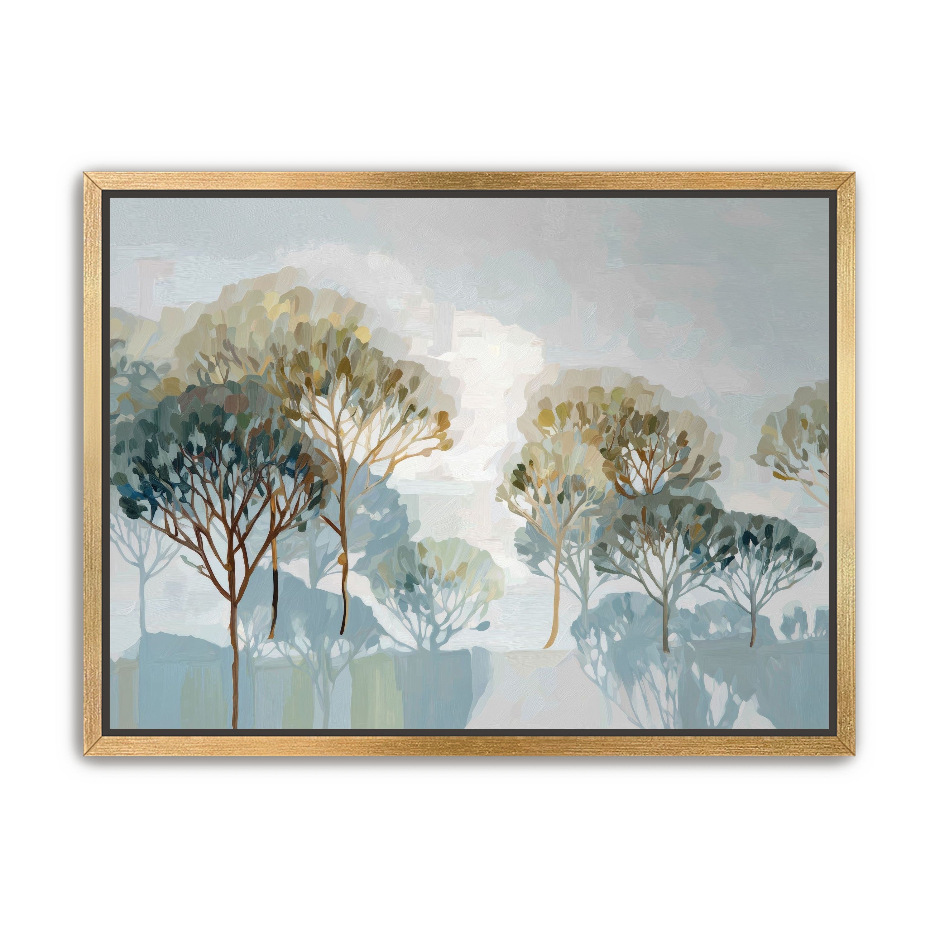 Tree Canopies in Soft Rows