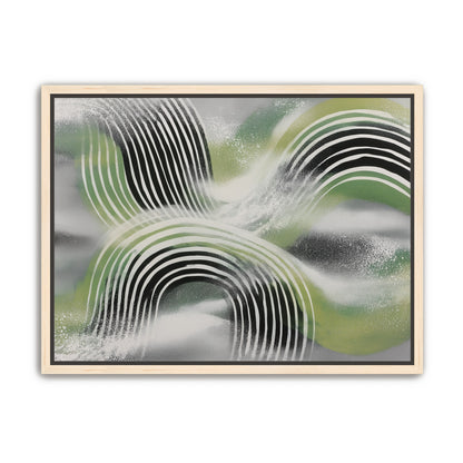 Stripes within the green haze