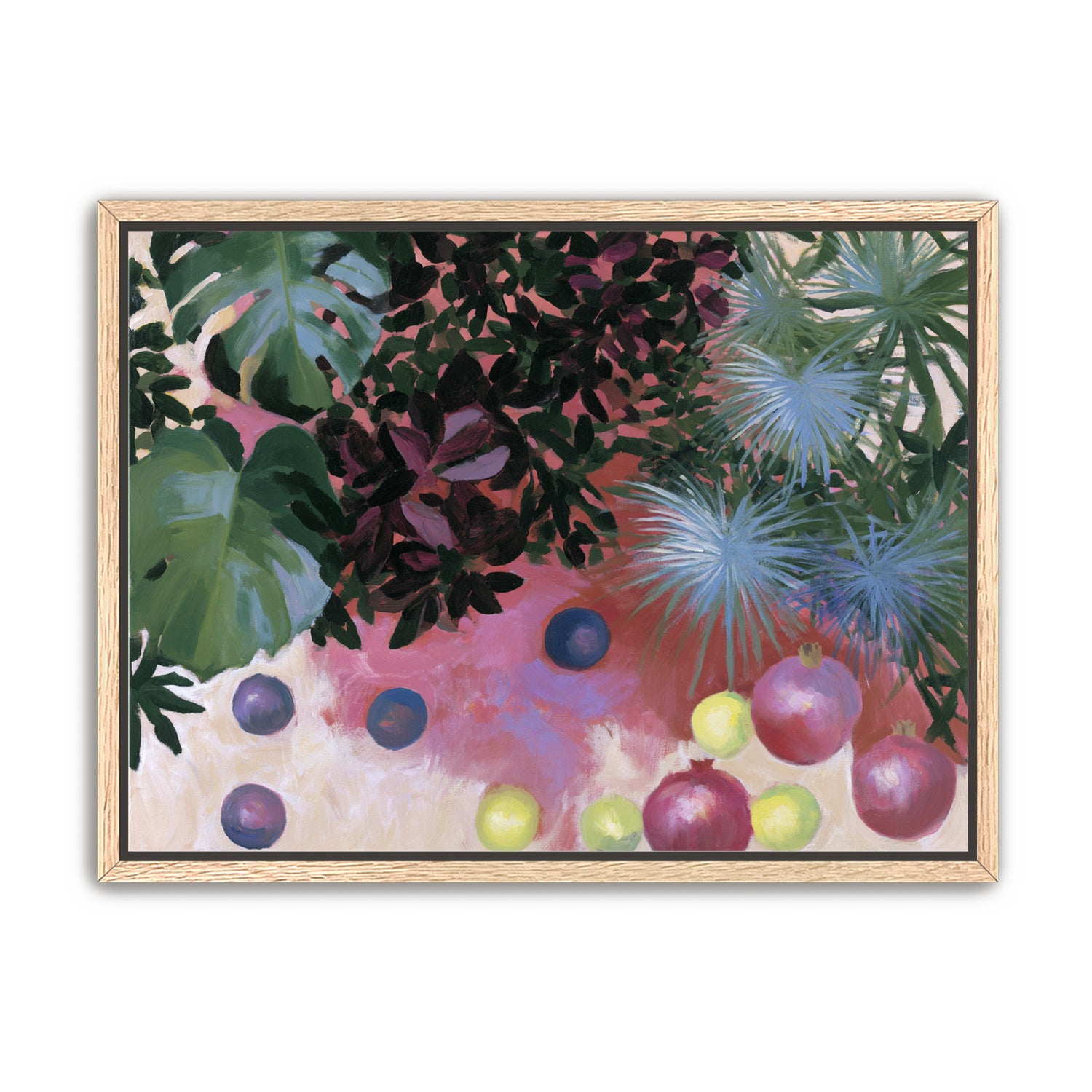 Fruit under heavy leaves
