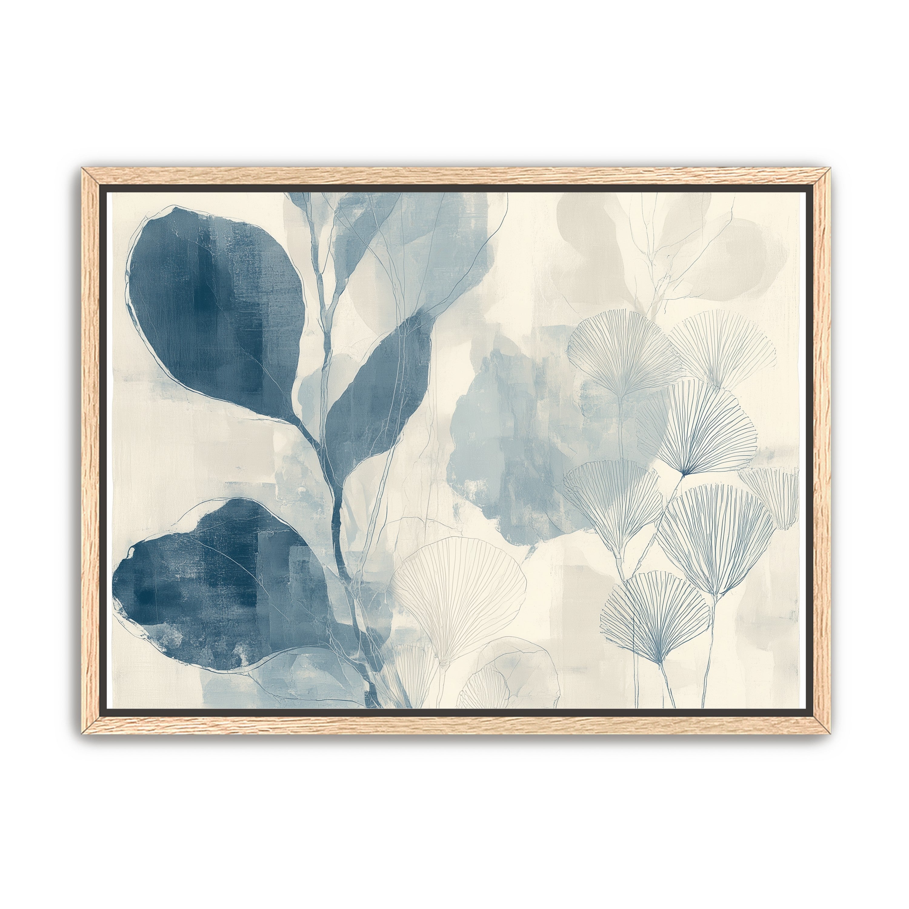 Pale leaves and fans
