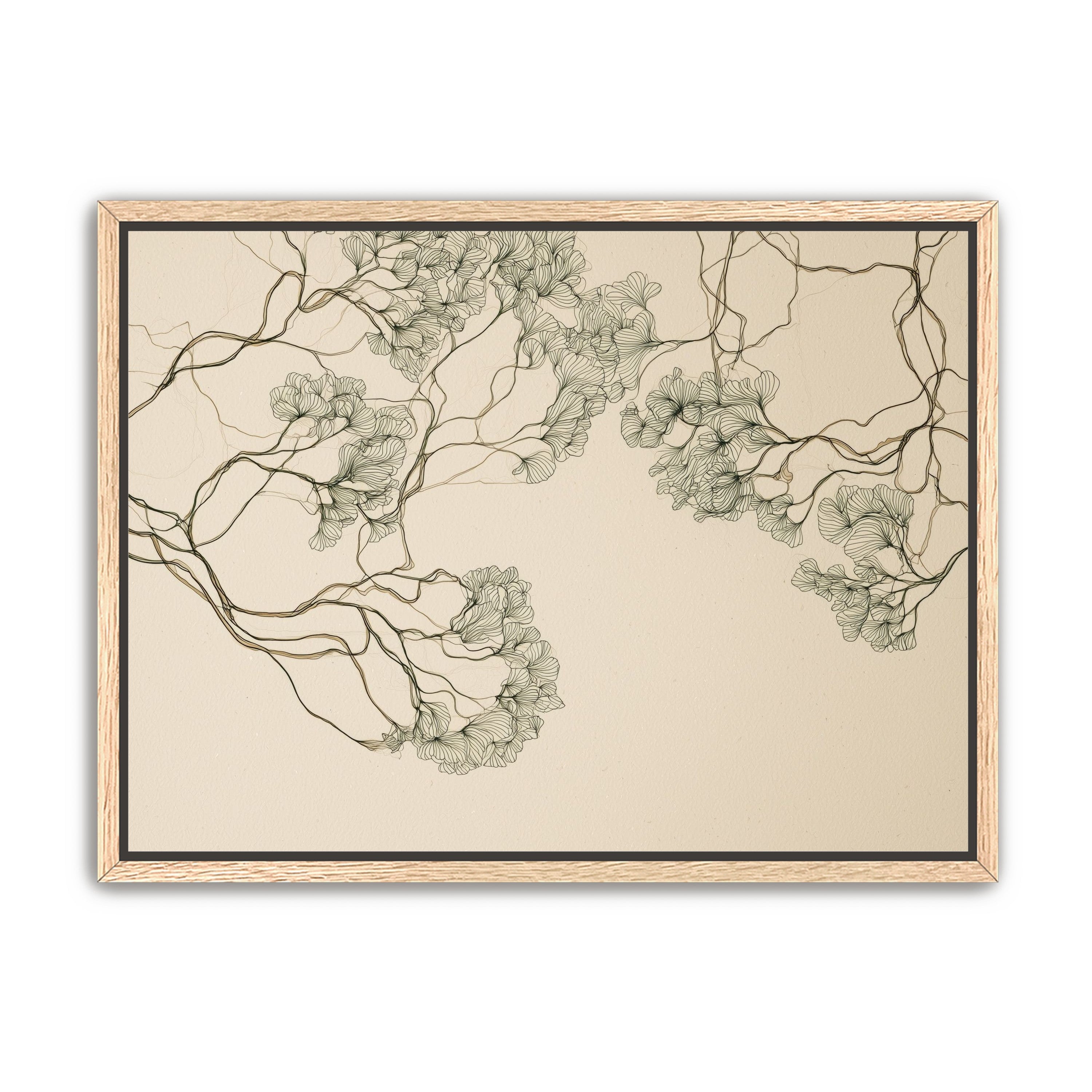 Trees Drawn in Continuous Lines