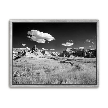 Badlands in Monochrome