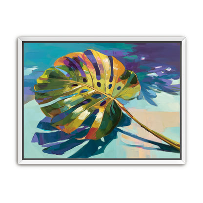 Palm Leaves in Layered Paint