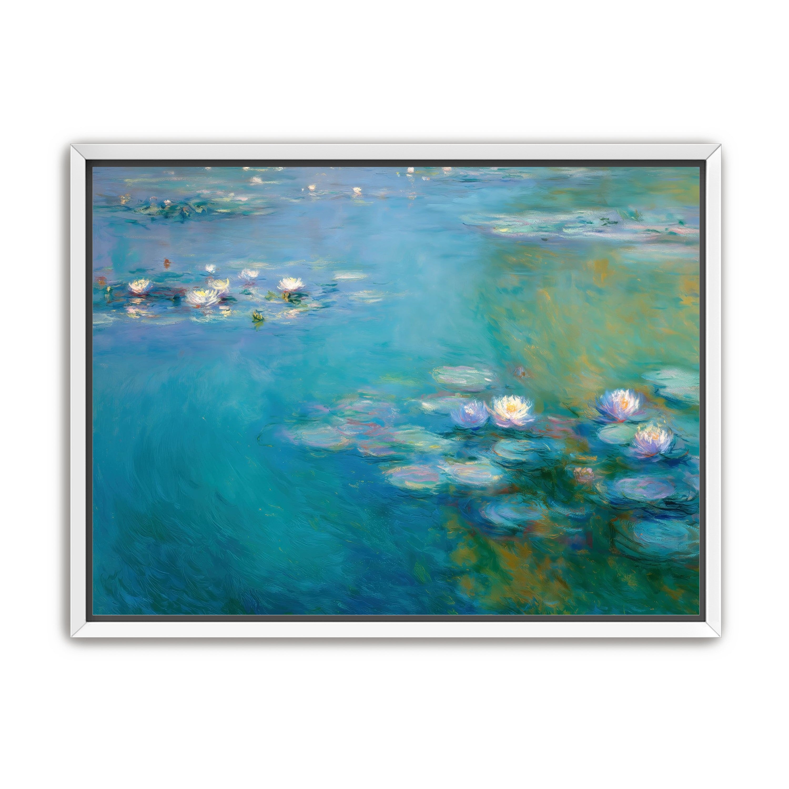 Still Water with Open Blossoms