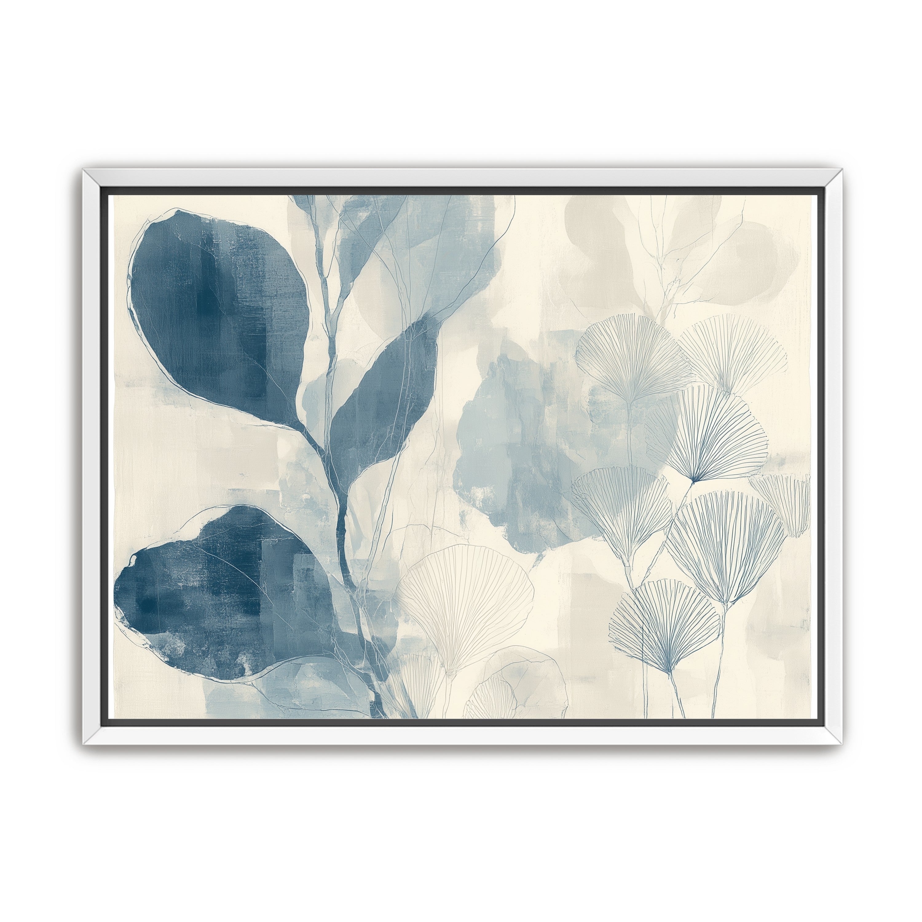 Pale leaves and fans