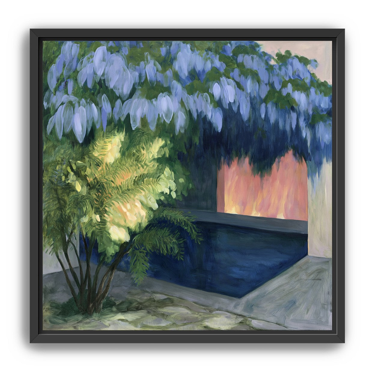 Warm door in the water
