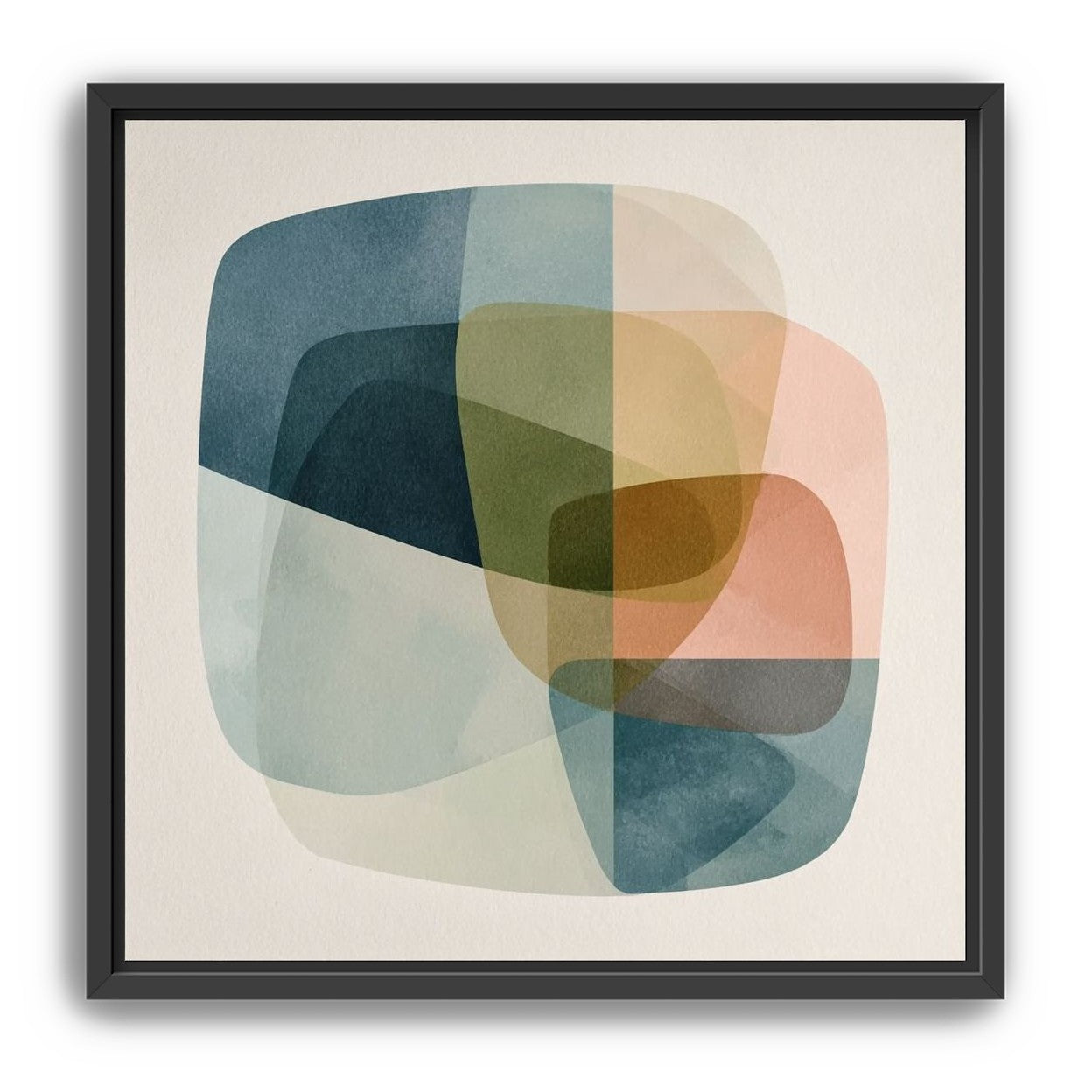 Muted layers within soft corners