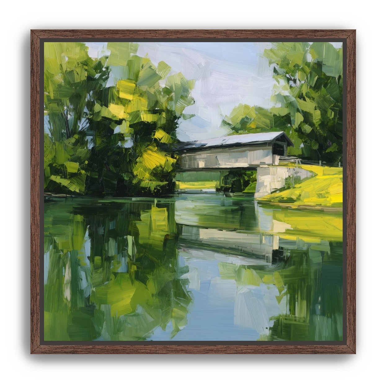 Covered Bridge in Summer