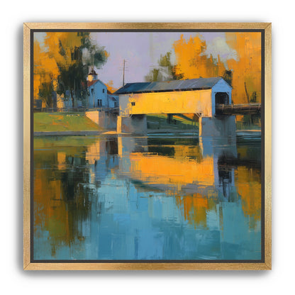 Golden Hour at the Covered Bridge