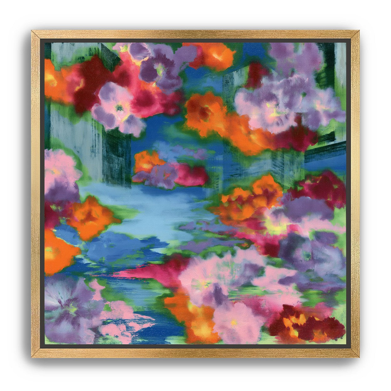 Bridges in the flower haze