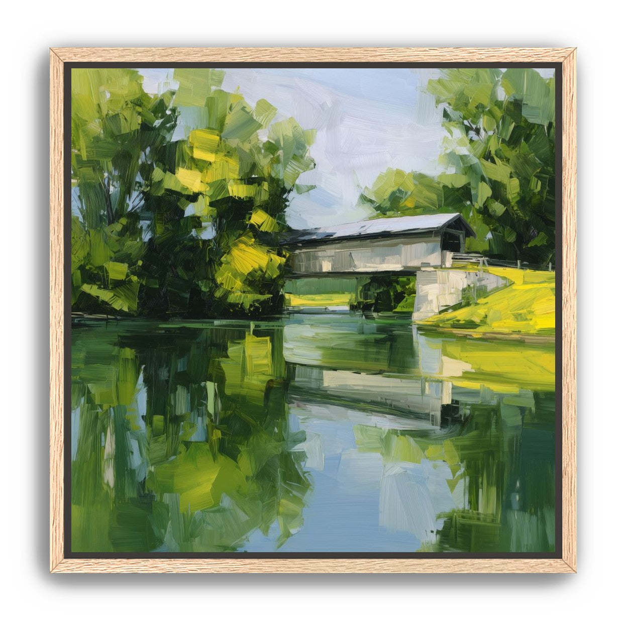 Covered Bridge in Summer