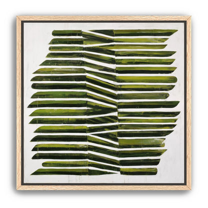 Olive bands with a crease