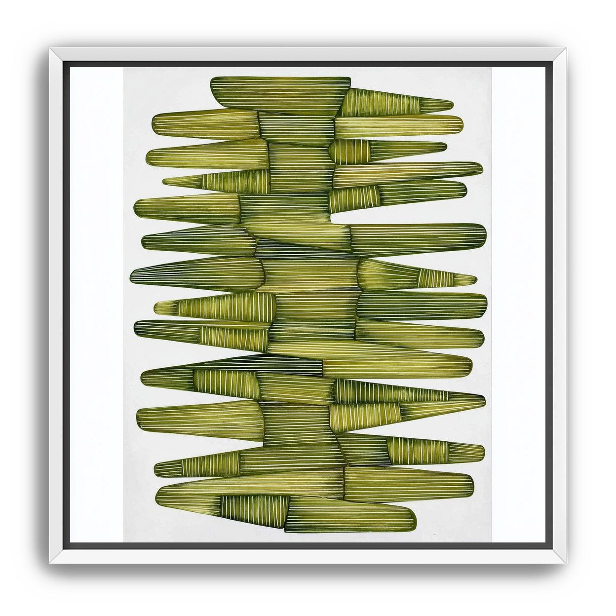 Olive green stacking lightens
