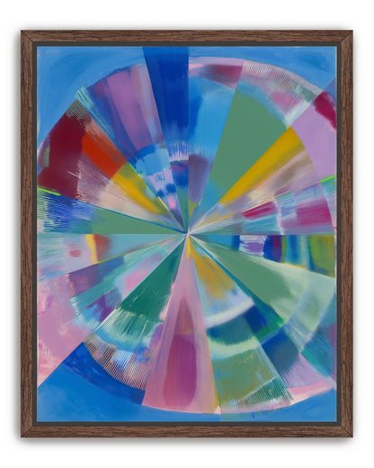 Scraped color at the center