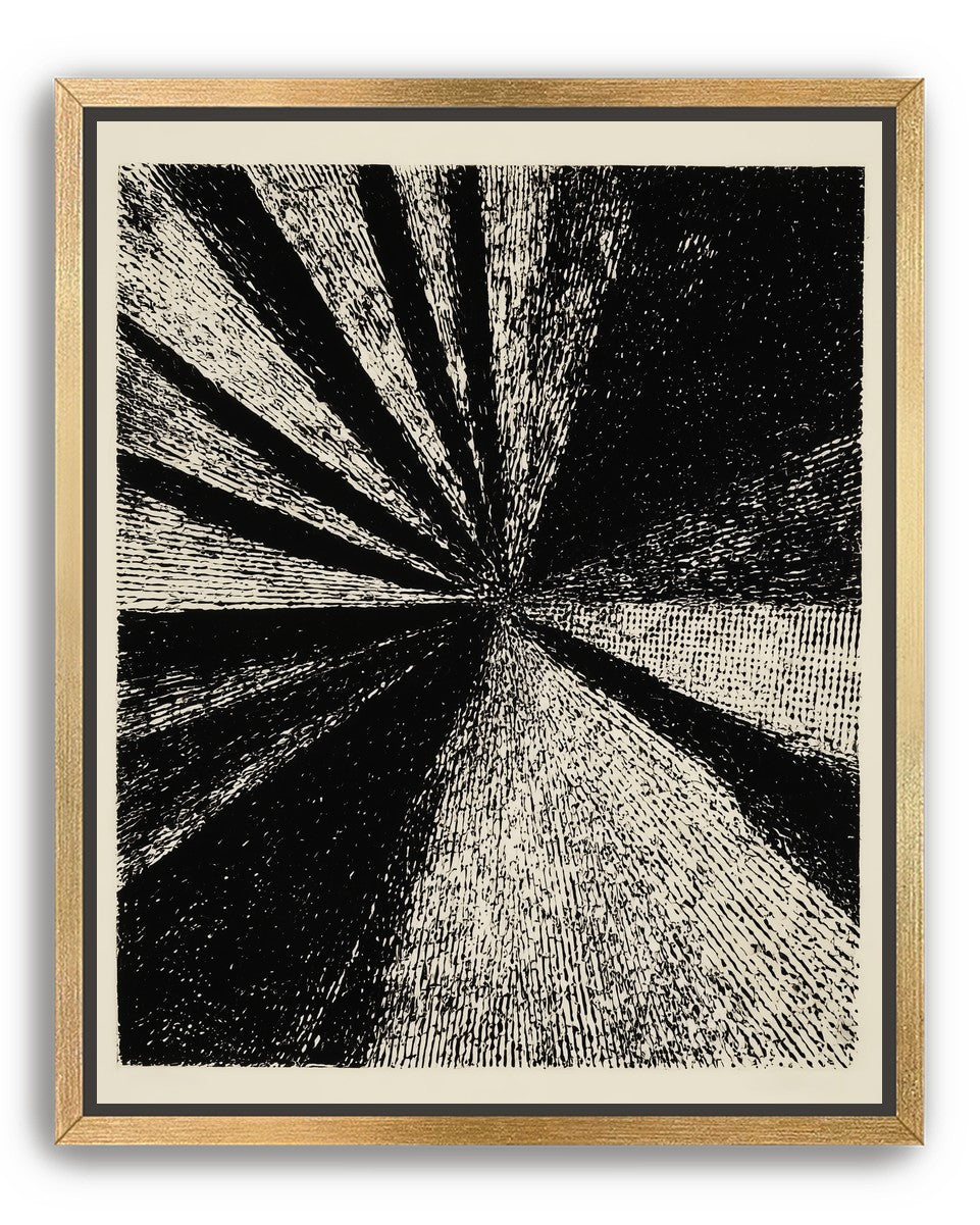 Black rays into grain