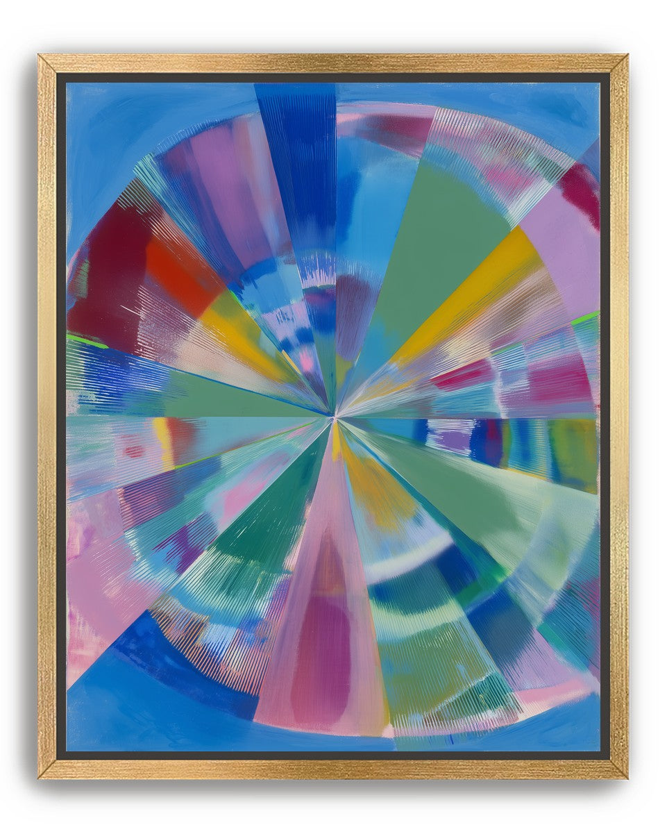 Scraped color at the center