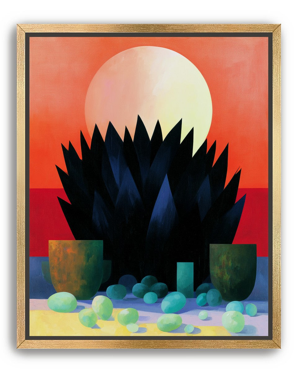 Fruit before the pale sun