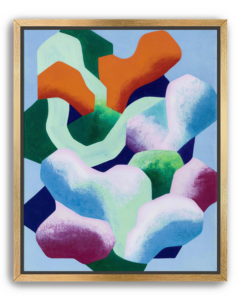Soft edged color blocks