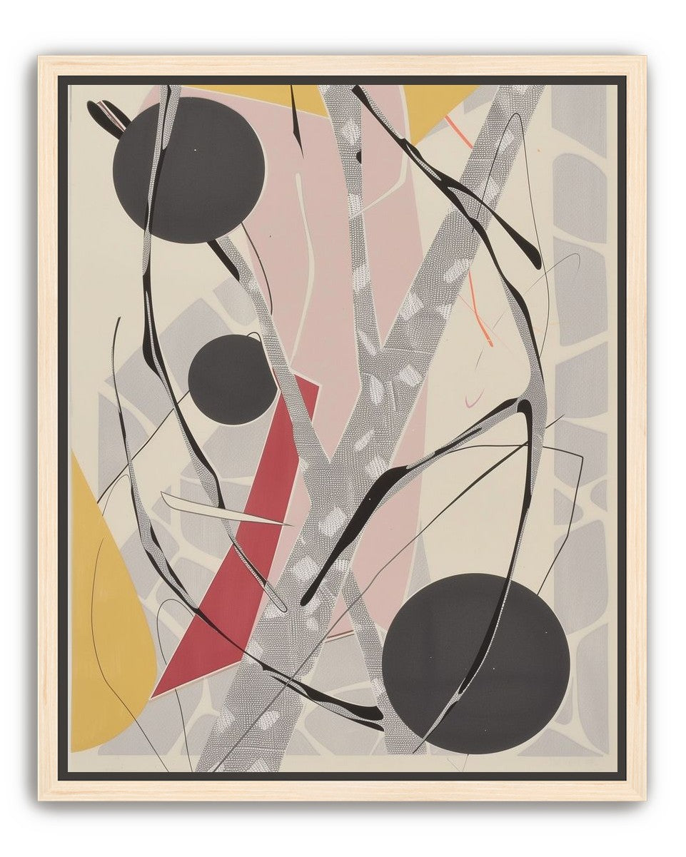 Layered circles with red wedge