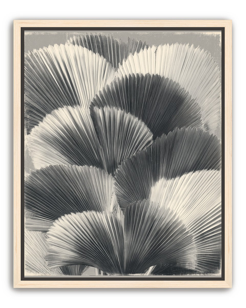 Ginkgo leaves in shadow