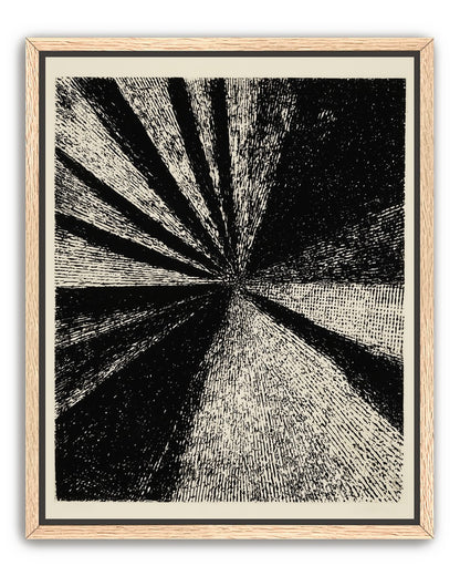 Black rays into grain