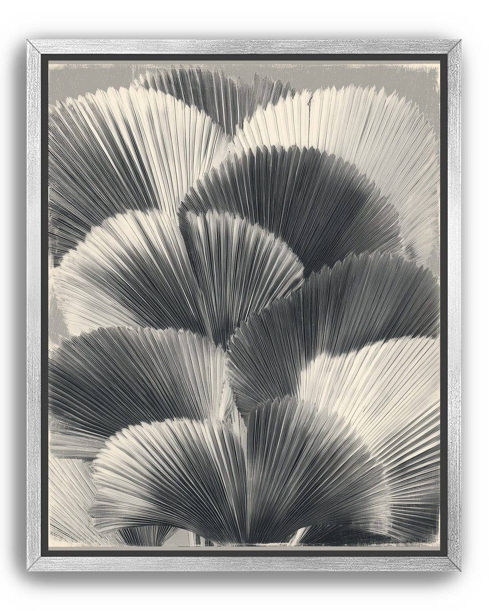 Ginkgo leaves in shadow