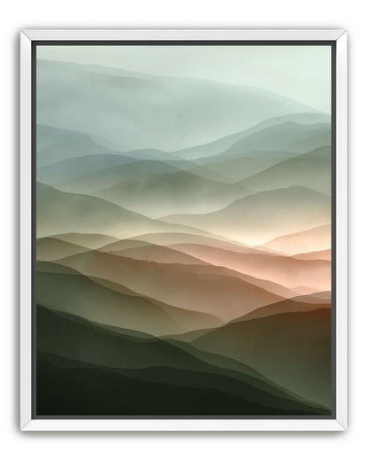 Mountains in Haze