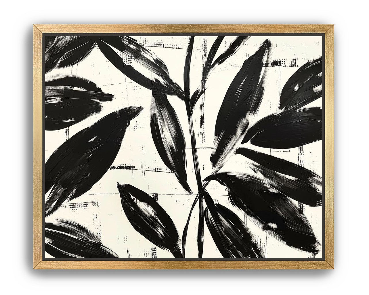 Leaves in black sweep