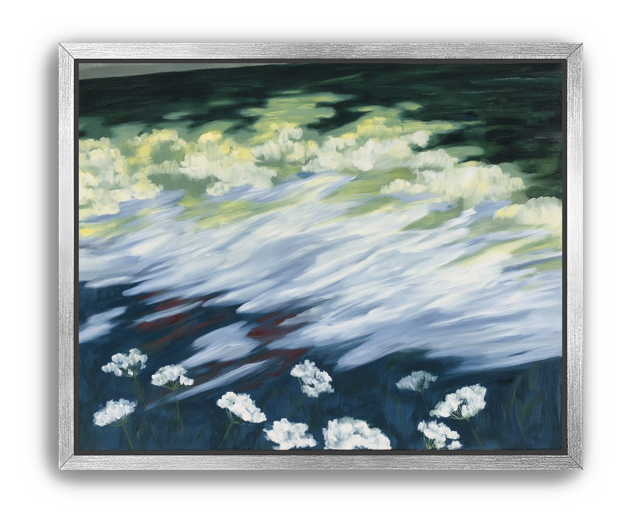 Wind skimming the wildflowers
