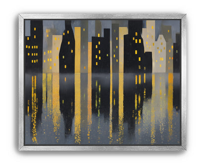 Windows above their reflections