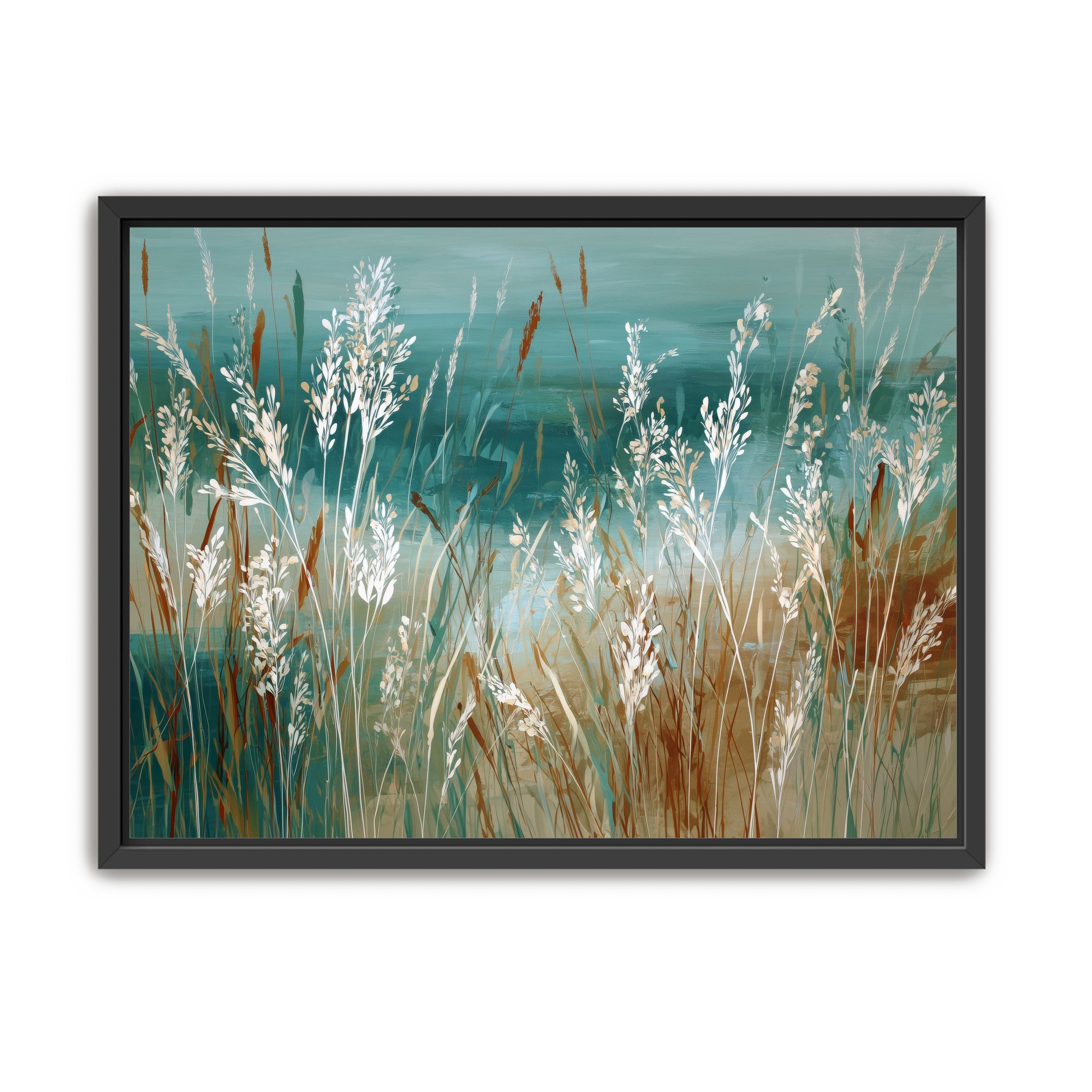 White Meadow Grasses Before Water |