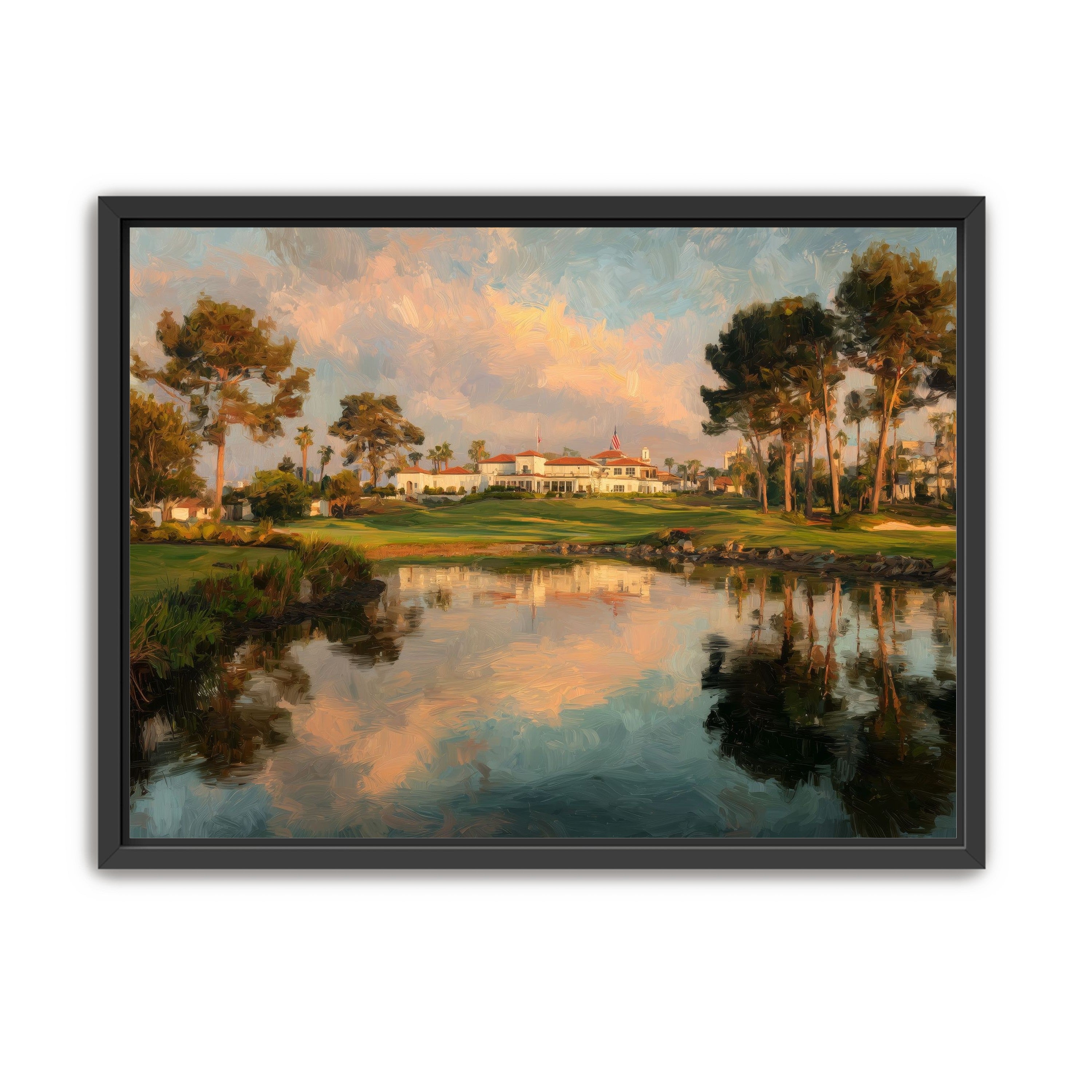 Afternoon Light on the Clubhouse