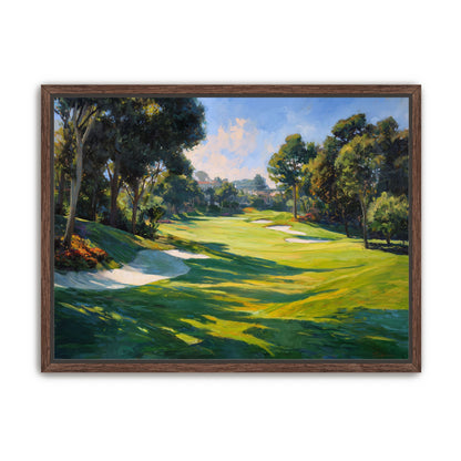 Ocean Haze Over Fairways