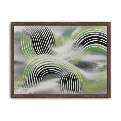 Stripes within the green haze